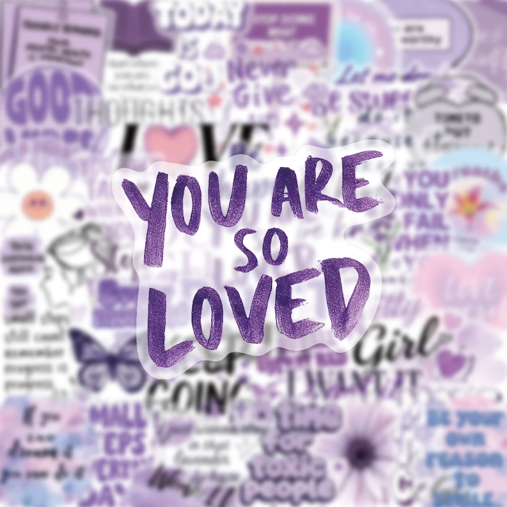 50PCS Elegant Purple Art Positive Inspiration PET Stickers Love Be Happy Creative Gift Collection Decoration Scrapbook Phone
50PCS Elegant Purple Art Positive Inspiration PET Stickers Love Be Happy Creative Gift Collection Decoration Scrapbook Phone