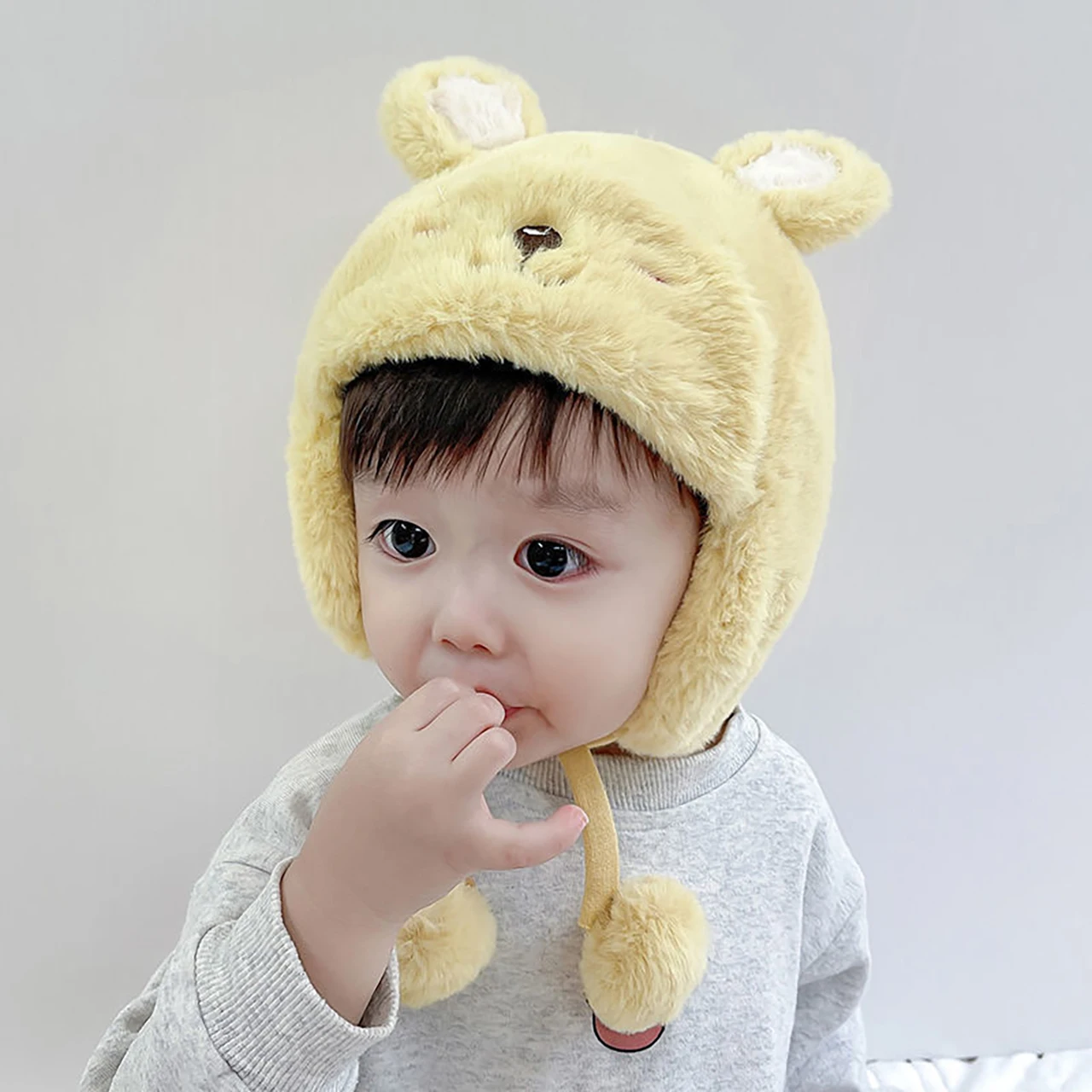 Baby Plush Ear Protection Hat Kid Winter Thermal Headgear Bonnet 5-36Month Boy Girl Warm Pullover Cap Cute Cartoon Infant Beanie
Baby Plush Ear Protection Hat Kid Winter Thermal Headgear Bonnet 5-36Month Boy Girl Warm Pullover Cap Cute Cartoon Infant Beanie