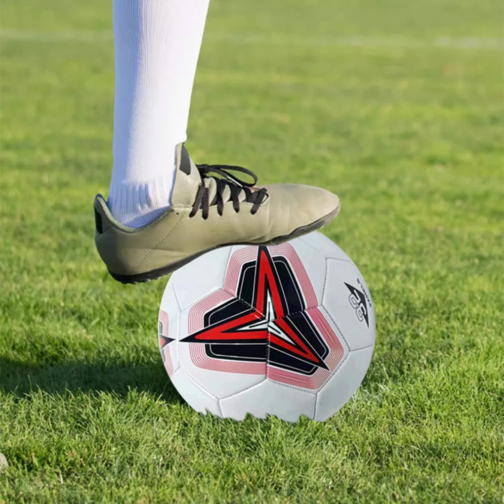 Durable Soccer Ball Size 5 With Soft PVC Cover For Smooth Training Soft PVC Cover For Smooth
Durable Soccer Ball Size 5 With Soft PVC Cover For Smooth Training Soft PVC Cover For Smooth