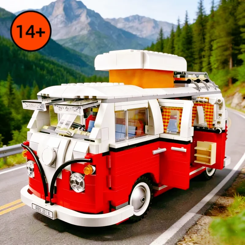 Набор строительных блоков 1471PCS 10220 DIY: Ретро-кемпер, классическая модель кемпингового автомобиля, игрушки для взрослых и детей, подарок на день рождения
Набор строительных блоков 1471PCS 10220 DIY: Ретро-кемпер, классическая модель кемпингового автомобиля, игрушки для взрослых и детей, подарок на день рождения