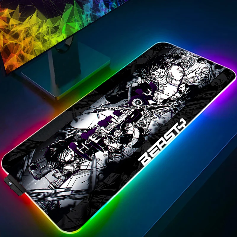 Mouse Pad Kawaii Gaming Accessories RGB Computer LED PC Gamer Keyboard Pad Jujutsu Kaisen Desk Mouse Mat Toji Fushiguro Mousepad
Mouse Pad Kawaii Gaming Accessories RGB Computer LED PC Gamer Keyboard Pad Jujutsu Kaisen Desk Mouse Mat Toji Fushiguro Mousepad
