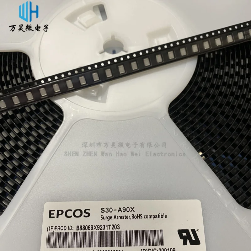 10PCS/LOT B88069X9231T253 EPCOS TDK Ceramic gas discharge tube S30-A90X 1812 4532 4.5*3.2mm 90V Surge protective
10PCS/LOT B88069X9231T253 EPCOS TDK Ceramic gas discharge tube S30-A90X 1812 4532 4.5*3.2mm 90V Surge protective