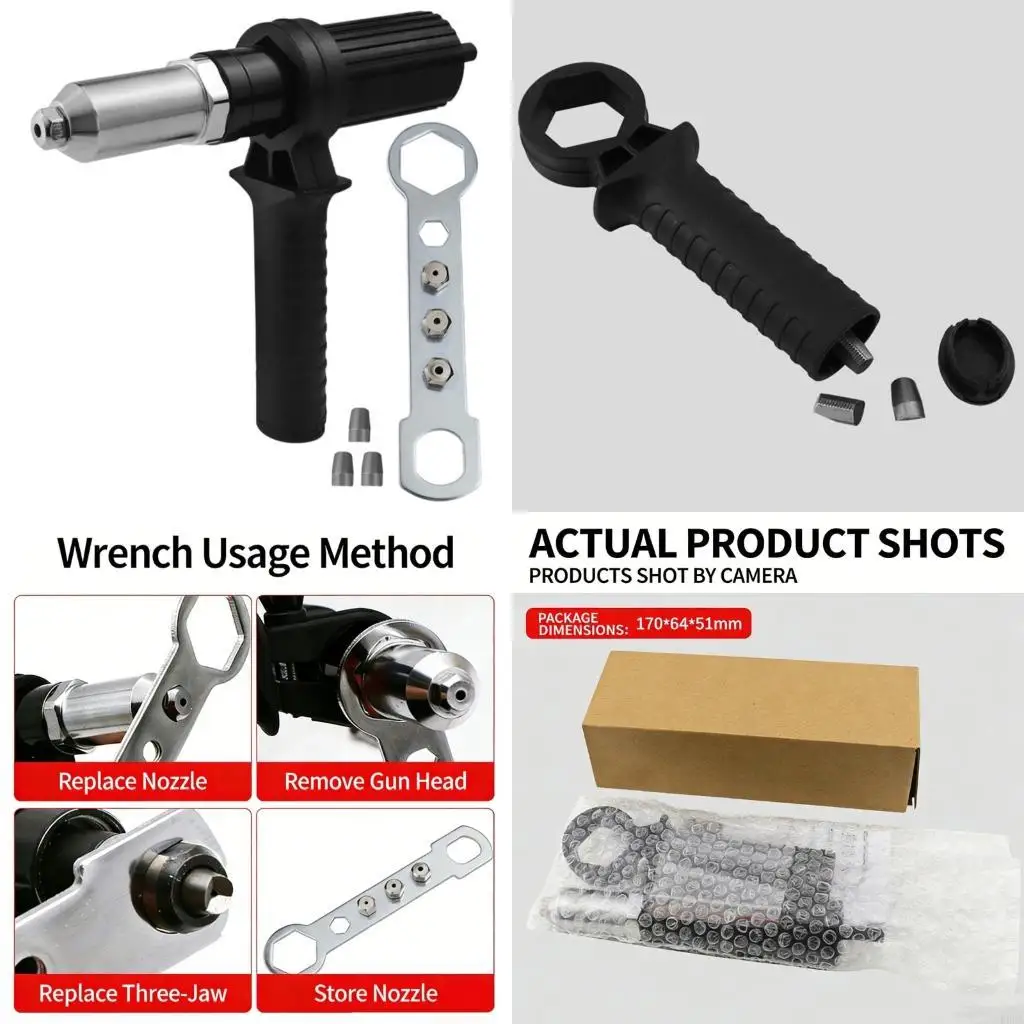 Upgraded Electric Riveting Machine Pull Accessories Cordless Riveting Alloy
Upgraded Electric Riveting Machine Pull Accessories Cordless Riveting Alloy