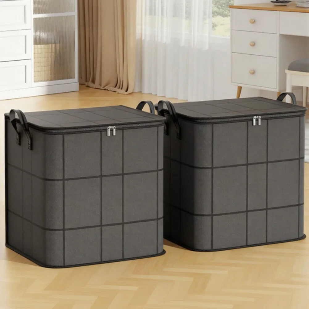 2 PCS Non Woven Storage Bags with Zipper and Carry Handle for Clothes Linens Moisture Protection 110L 140L 180L
2 PCS Non Woven Storage Bags with Zipper and Carry Handle for Clothes Linens Moisture Protection 110L 140L 180L