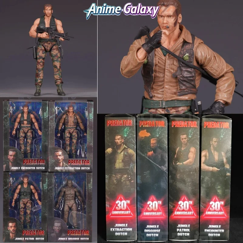 7 Inch Jungle Hunter Dutch Commando Action Figure Muddy Version Cigar 30th Anniversary Movie Model Pvc Statue Collectible Toy
7 Inch Jungle Hunter Dutch Commando Action Figure Muddy Version Cigar 30th Anniversary Movie Model Pvc Statue Collectible Toy