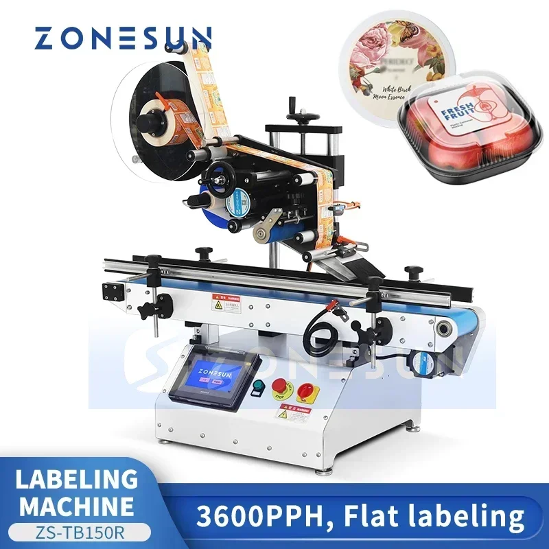 Zonesun Cosmetic Container Top Side Flat Surface Labeling Machine Flat Label Applicator Box Carton Labeler ZS-TB150R
Zonesun Cosmetic Container Top Side Flat Surface Labeling Machine Flat Label Applicator Box Carton Labeler ZS-TB150R
