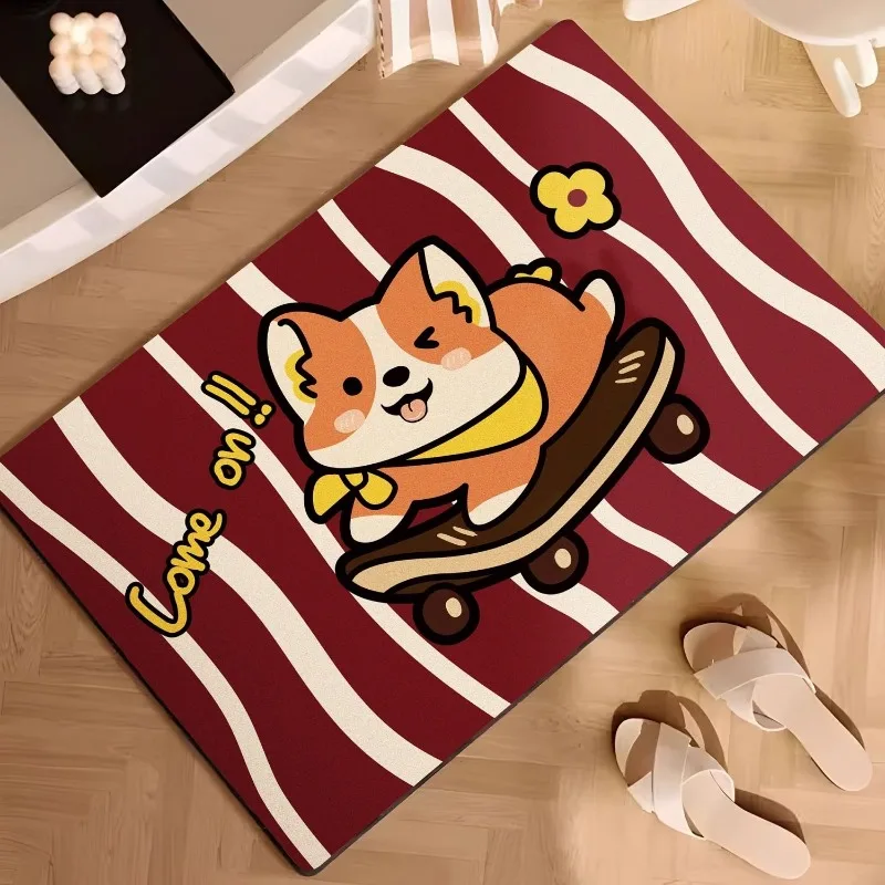 Коврик для унитаза, нескользящий впитывающий коврик для двери унитаза, ванная комната, диатомовая грязь, быстросохнущий коврик для ног в ванной комнате, ковер
Коврик для унитаза, нескользящий впитывающий коврик для двери унитаза, ванная комната, диатомовая грязь, быстросохнущий коврик для ног в ванной комнате, ковер