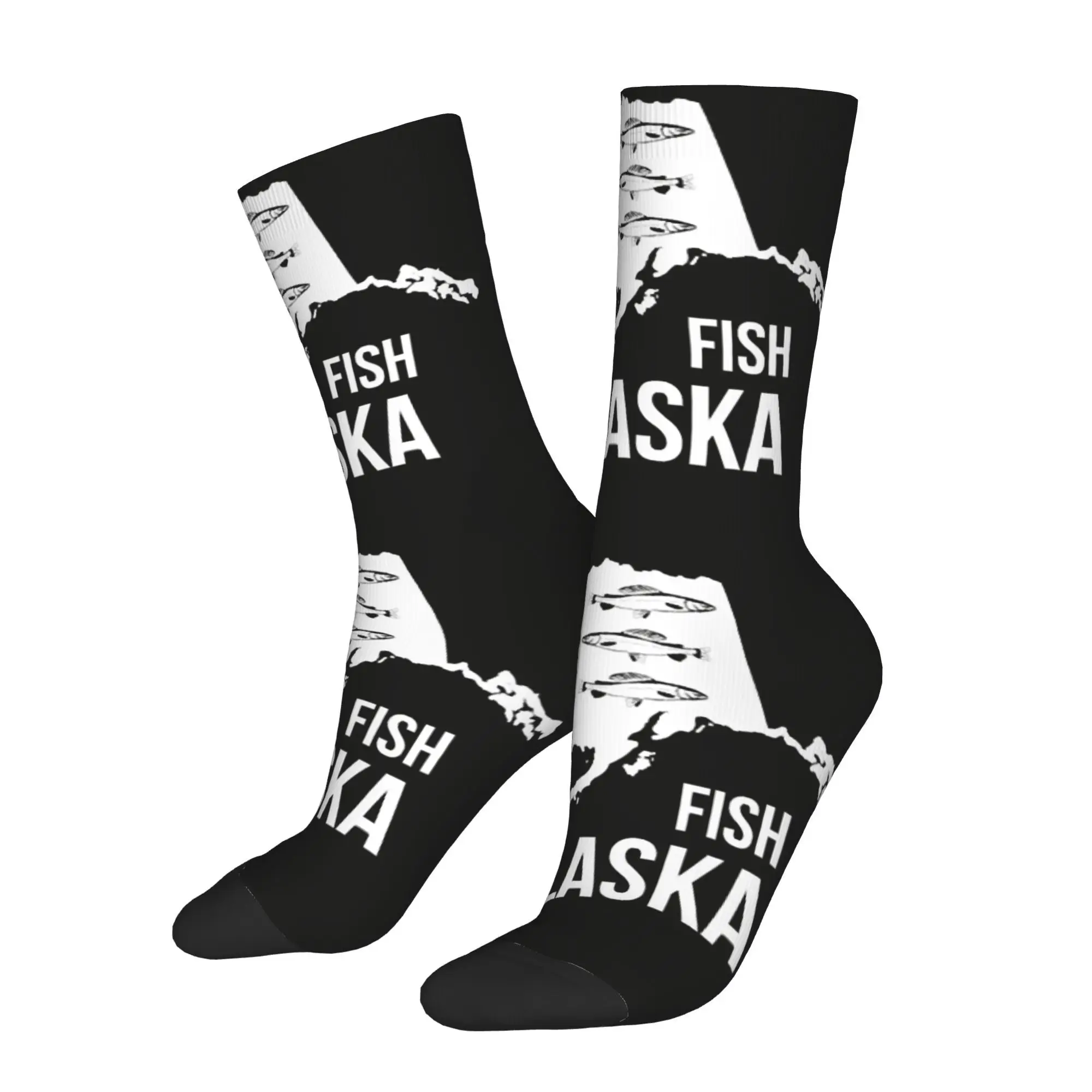 Funny Happy Sock for Men Fish Alaska Hip Hop Pattern Printed Crew Sock Seamless Gift 
Funny Happy Sock for Men Fish Alaska Hip Hop Pattern Printed Crew Sock Seamless Gift