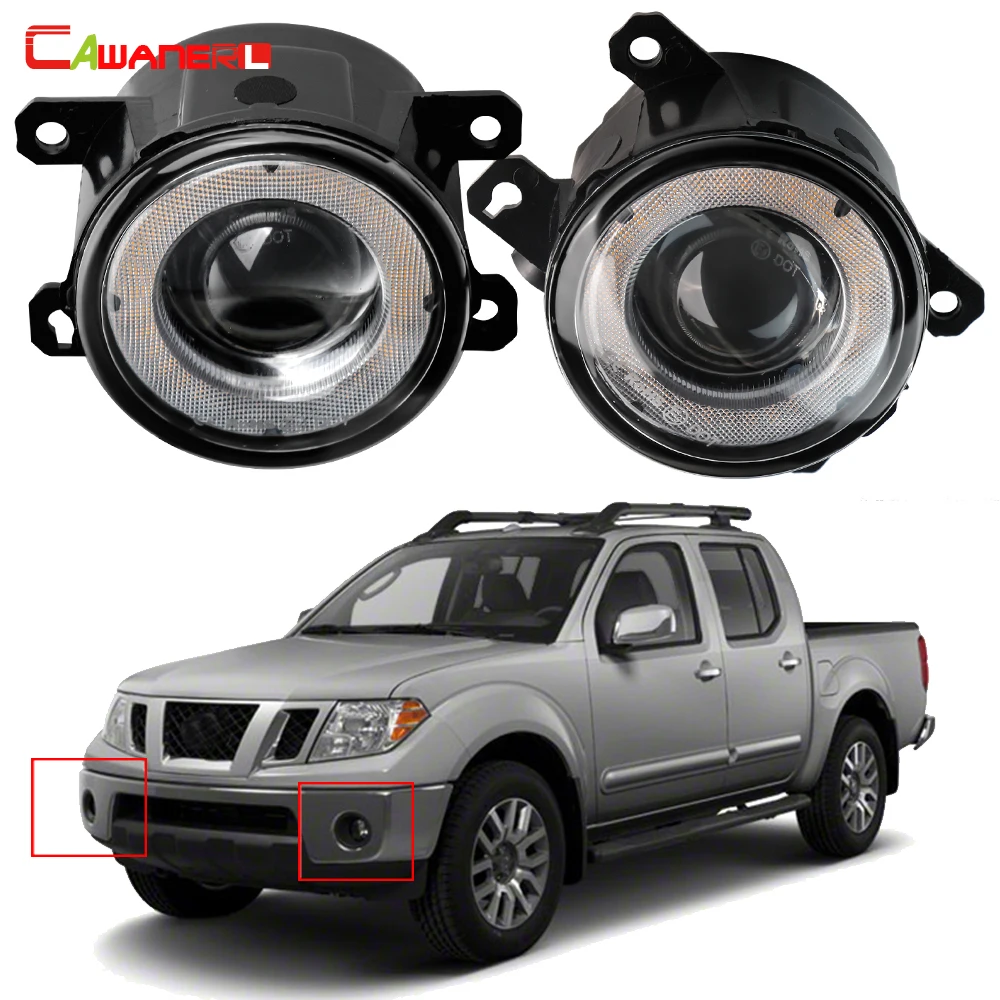 Car LED Fog Light Assembly Angel Eye DRL Daytime Running Light For Nissan Frontier 2005-2015 (2011-2015 must have metal bumper)
Car LED Fog Light Assembly Angel Eye DRL Daytime Running Light For Nissan Frontier 2005-2015 (2011-2015 must have metal bumper)