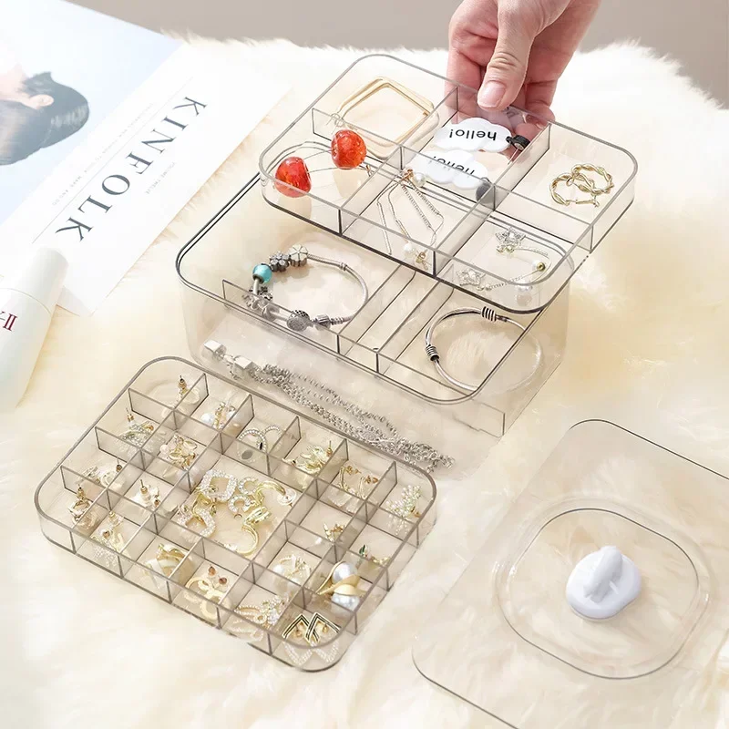 Transparent Jewelry Organizer Box Jewel Jewellery Storage Case Travel Storage Bag For Rings Earrings Necklaces Plastic Container
Transparent Jewelry Organizer Box Jewel Jewellery Storage Case Travel Storage Bag For Rings Earrings Necklaces Plastic Container