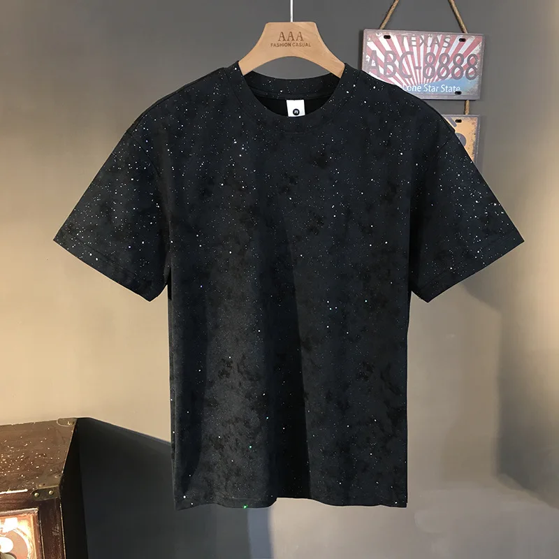 Retro luxury short sleeved T-shirt men's fashion brand personalized design 2025 new round neck half sleeved trendy clothing
Retro luxury short sleeved T-shirt men's fashion brand personalized design 2025 new round neck half sleeved trendy clothing
