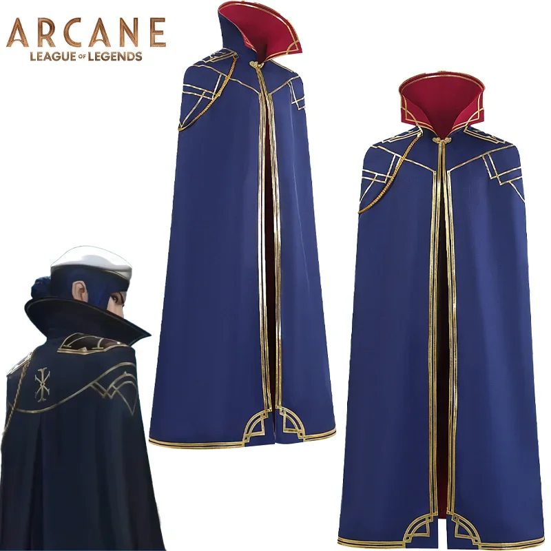 Arcane Caitlyn Kiramman Cosplay Costume Game League of Legends Bule Cloak Outfits Halloween Carnival Party Suit Adult Women Men
Arcane Caitlyn Kiramman Cosplay Costume Game League of Legends Bule Cloak Outfits Halloween Carnival Party Suit Adult Women Men