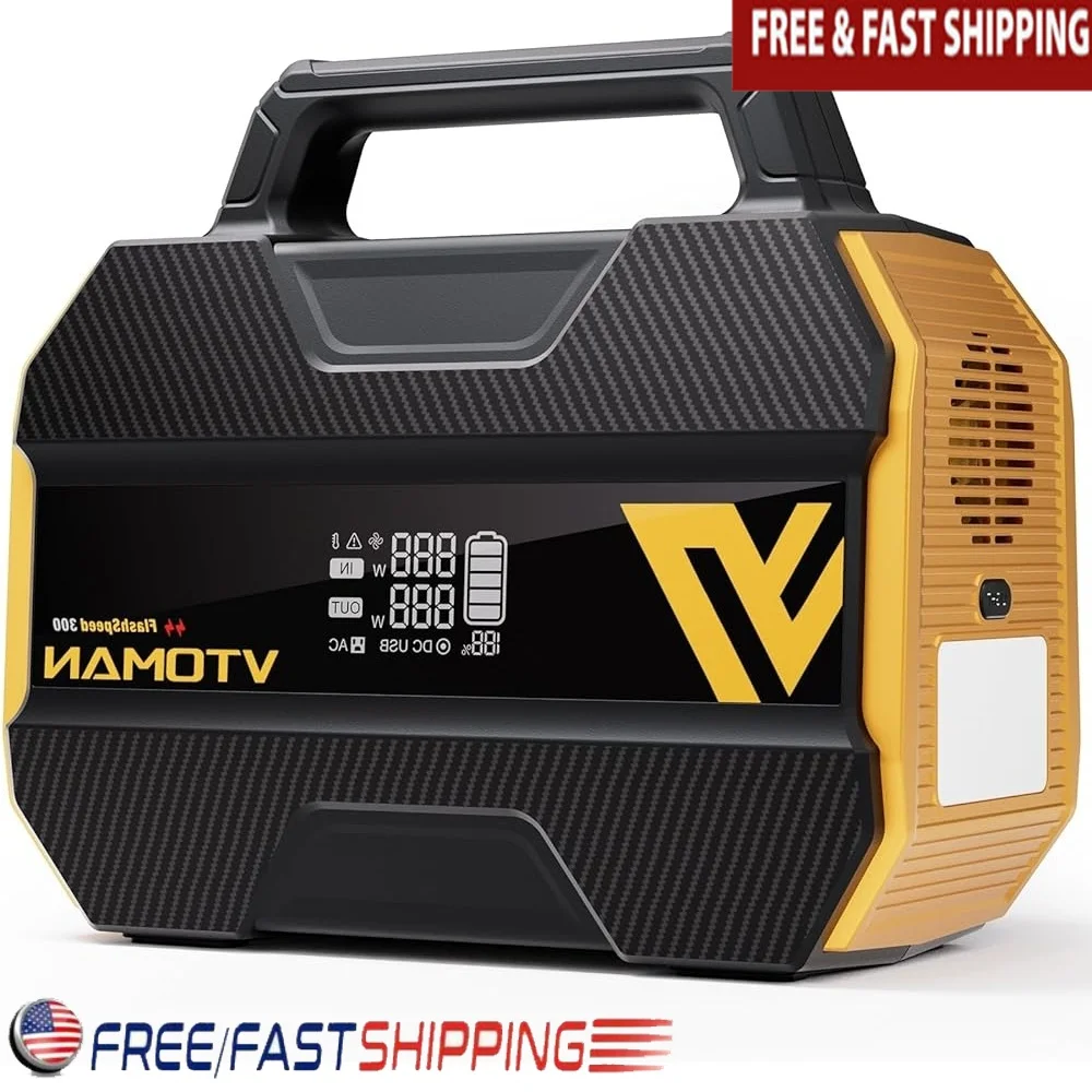 300W Portable Power Station 70000mAh 7 Outlets LiFePO4 Generator Fast Charge Solar Car RV Van Lightweight
300W Portable Power Station 70000mAh 7 Outlets LiFePO4 Generator Fast Charge Solar Car RV Van Lightweight