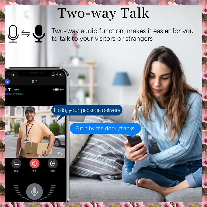 2025 Smart Wireless Remote Video Doorbell, Camera Wireless Intercom Doorbell, HD Night Vision Wifi Tuya Security Doorbell,Smart
2025 Smart Wireless Remote Video Doorbell, Camera Wireless Intercom Doorbell, HD Night Vision Wifi Tuya Security Doorbell,Smart