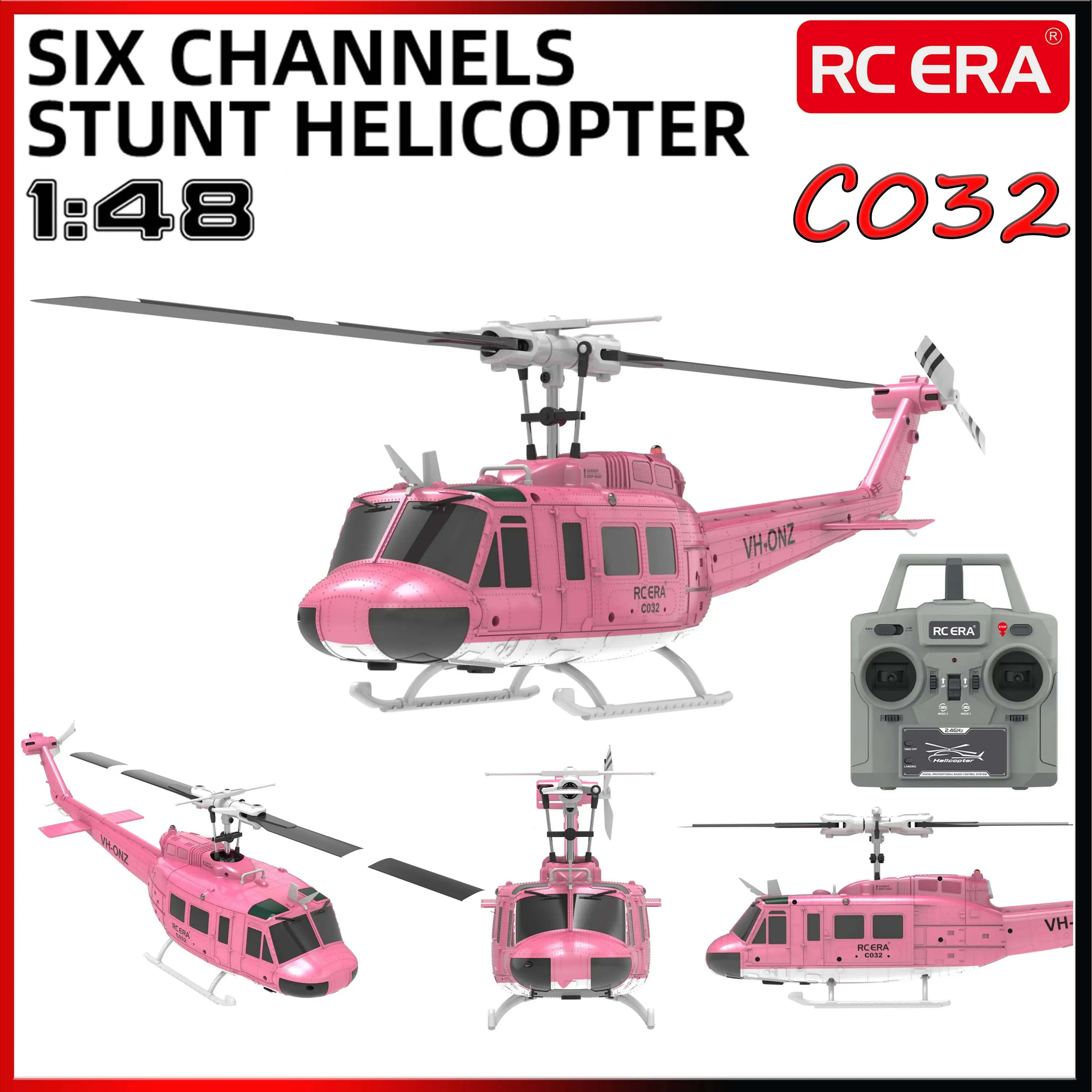 C032 RC Helicopter 1/48 6-Aixs RTF Gyroscope 6CH Altitude Hold Optical Flow Brushless Remote Control 3D Flight for Adult Toy
C032 RC Helicopter 1/48 6-Aixs RTF Gyroscope 6CH Altitude Hold Optical Flow Brushless Remote Control 3D Flight for Adult Toy