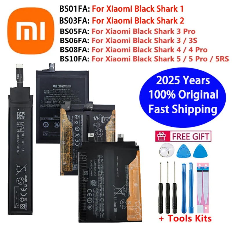 BS06FA BS03FA BS05FA Battery For Xiaomi Black Shark BlackShark BS08FA BS10FA 1 2 3S 3 4 5 Pro 3Pro 4Pro 5Pro 5RS Phone Bateria
BS06FA BS03FA BS05FA Battery For Xiaomi Black Shark BlackShark BS08FA BS10FA 1 2 3S 3 4 5 Pro 3Pro 4Pro 5Pro 5RS Phone Bateria