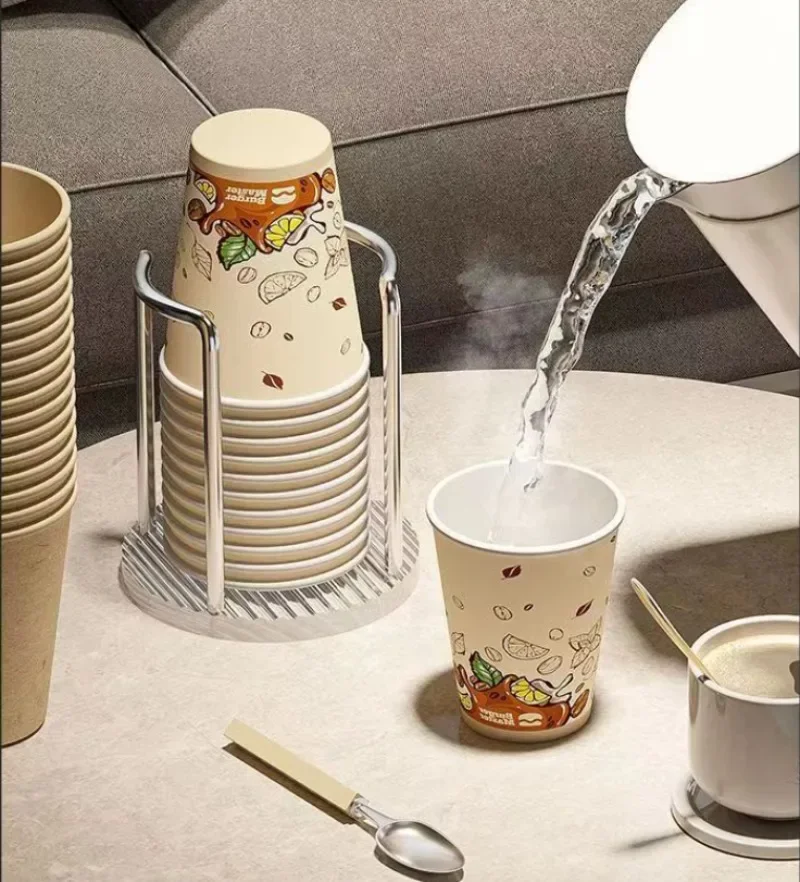 Storage Rack Acrylic Cup Fashionable Disposable Cup Taker Desktop Storage Rack Dispenser Mug Display Rack Storage Supplies
Storage Rack Acrylic Cup Fashionable Disposable Cup Taker Desktop Storage Rack Dispenser Mug Display Rack Storage Supplies