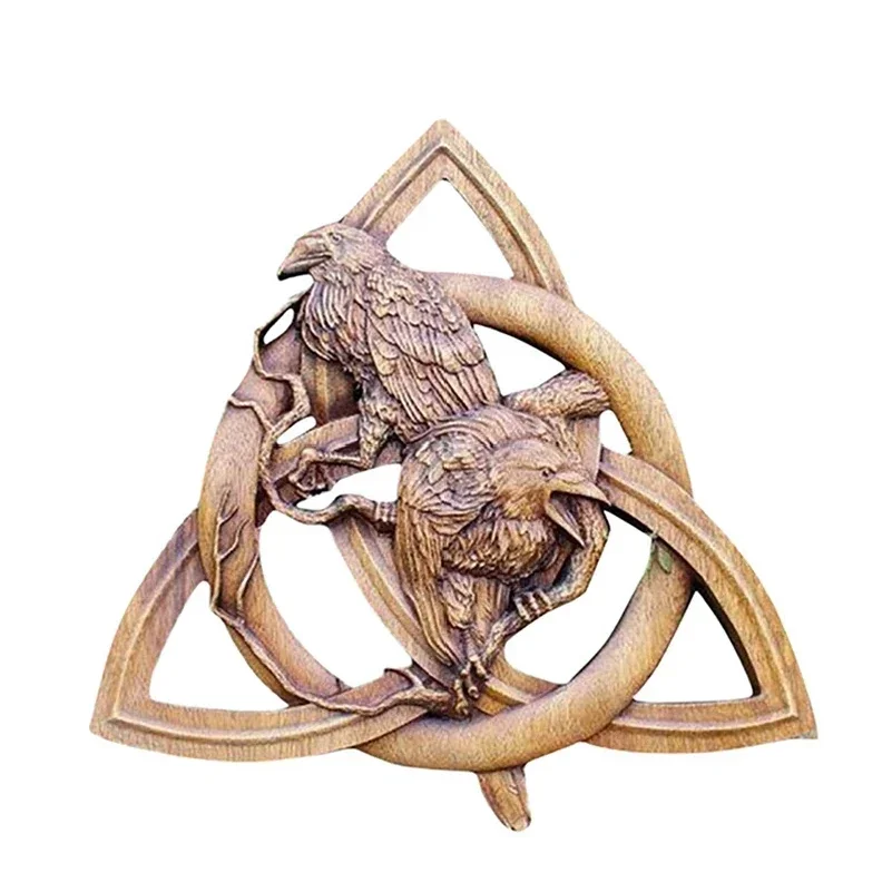 Norse Pagan Gods Carving Heathen Rune Resin Wall Hanging Decor Crow on the ground Garden Yard Decor Statues Door Hanging Pendant
Norse Pagan Gods Carving Heathen Rune Resin Wall Hanging Decor Crow on the ground Garden Yard Decor Statues Door Hanging Pendant