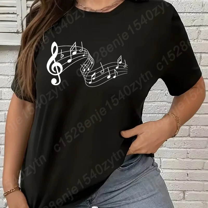 Music Note Graphic T-shirts Women Summer Funny Short Sleeve Tee Shirt Casual Round Neck T Shirts Ladies Oversized Size Tees Tops
Music Note Graphic T-shirts Women Summer Funny Short Sleeve Tee Shirt Casual Round Neck T Shirts Ladies Oversized Size Tees Tops