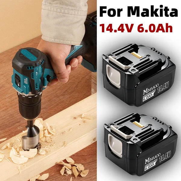 2026 14.4V Original 6Ah Rechargeable Li-ion Battery For Makita 14V Power Tools 5.0Ah BL1460 BL1430 1415 194066-1 Bateria Makita
2026 14.4V Original 6Ah Rechargeable Li-ion Battery For Makita 14V Power Tools 5.0Ah BL1460 BL1430 1415 194066-1 Bateria Makita