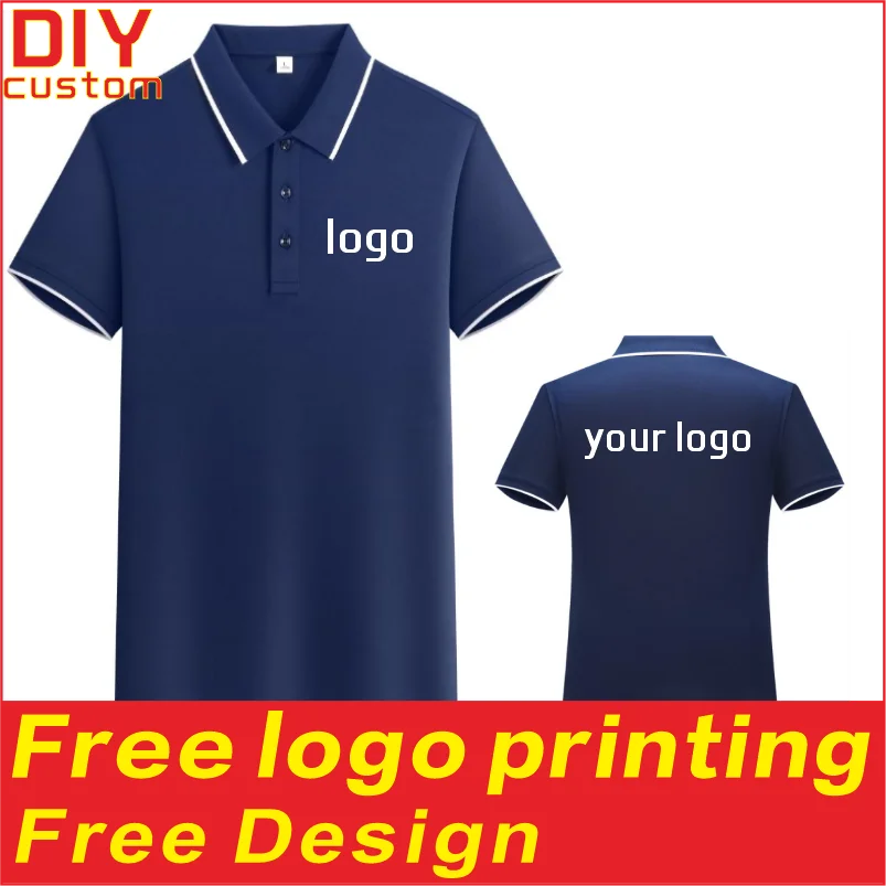 Fashionable summer men's and women's T-shirts polo shirts shirt collar short sleeves custom printed logo embroidery
Fashionable summer men's and women's T-shirts polo shirts shirt collar short sleeves custom printed logo embroidery