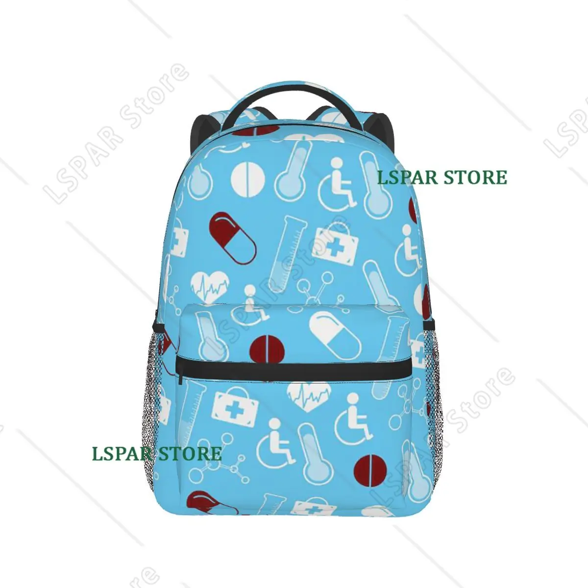 Medical Equipment Pattern Backpack Hot Sale Daypack Large Capacity Kids BookBag School Bag Shoulder Bags for Men Women
Medical Equipment Pattern Backpack Hot Sale Daypack Large Capacity Kids BookBag School Bag Shoulder Bags for Men Women