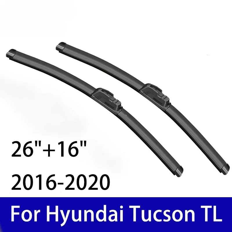 Front Wiper Blade For Hyundai Tucson TL 2016 2017 2018 2019 2020 Windshield Windscreen 26"+16"
Front Wiper Blade For Hyundai Tucson TL 2016 2017 2018 2019 2020 Windshield Windscreen 26"+16"