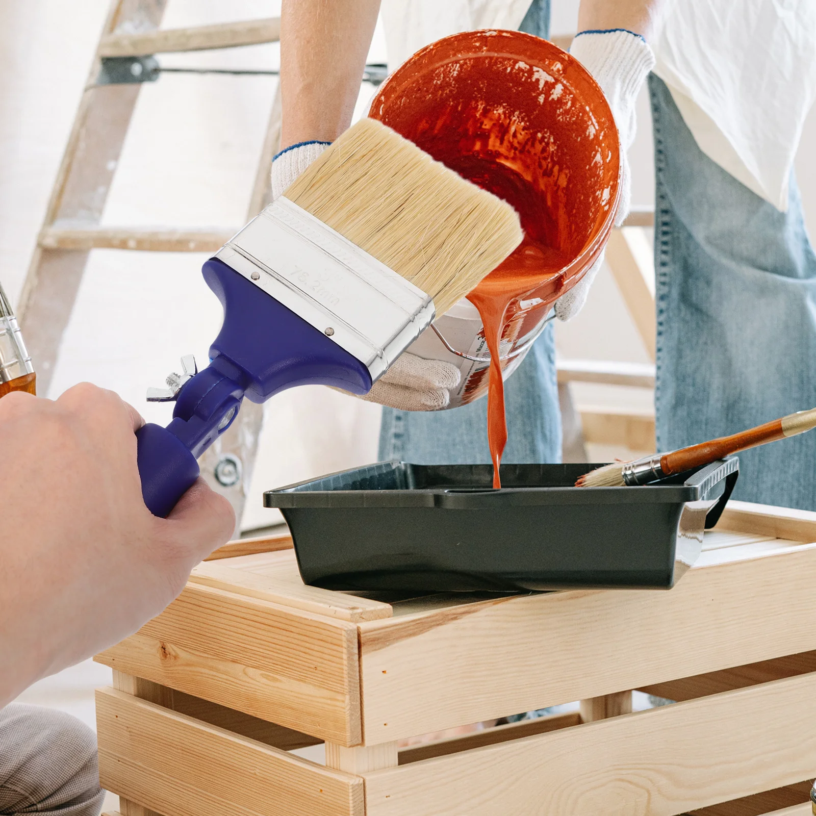 Adjustable Paint Brush 3 Inch For Oil Paints Deck Stain Applicator Wood Floor Fence Walls Painting Tools Brush
Adjustable Paint Brush 3 Inch For Oil Paints Deck Stain Applicator Wood Floor Fence Walls Painting Tools Brush