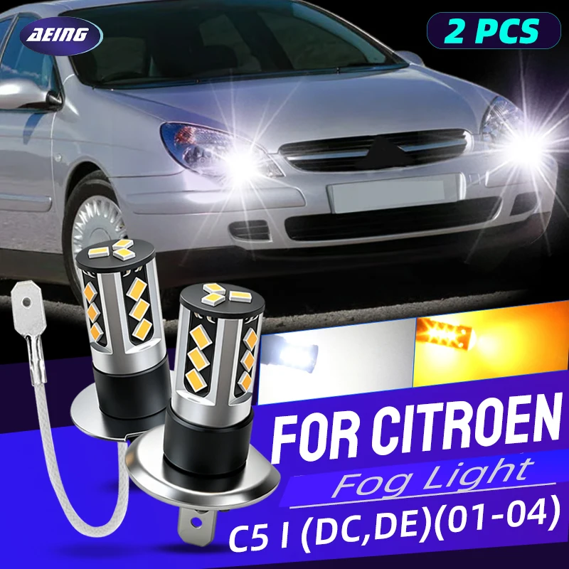 For Citroen C5 I DC DE Break 2001 2002 2003 2004 LED Fog Lights Bulbs Foglight Lamp Bulb White Yellow 2pcs
For Citroen C5 I DC DE Break 2001 2002 2003 2004 LED Fog Lights Bulbs Foglight Lamp Bulb White Yellow 2pcs