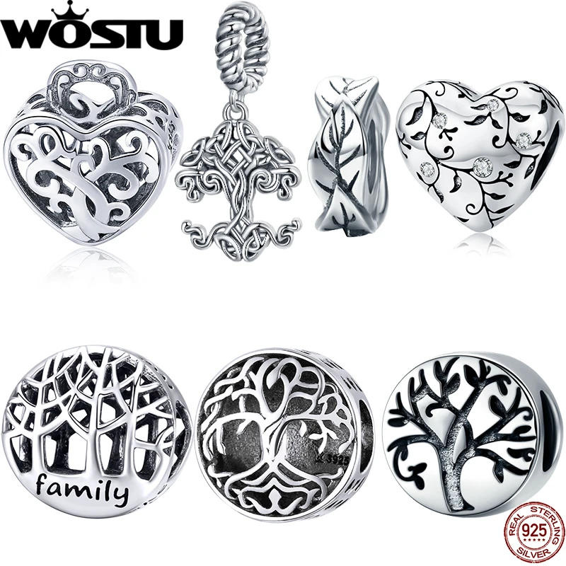 WOSTU 925 пробы серебро подвеска "Древо жизни" подходит оригинальный браслет полые семейное дерево Бесконечная любовь бусины DIY ювелирные изделия подарок
WOSTU 925 пробы серебро подвеска "Древо жизни" подходит оригинальный браслет полые семейное дерево Бесконечная любовь бусины DIY ювелирные изделия подарок