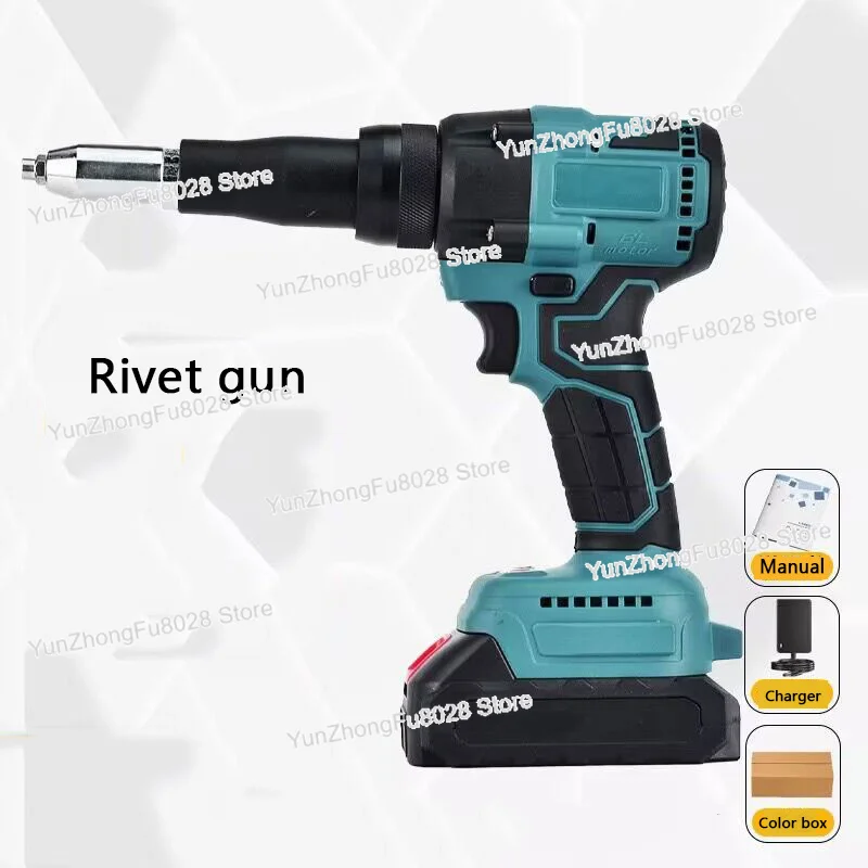 Brushless Electric Rivet Gun Rivet Nut Gun Power Cordless Rechargeable Auto Riveting Drill Tool
Brushless Electric Rivet Gun Rivet Nut Gun Power Cordless Rechargeable Auto Riveting Drill Tool