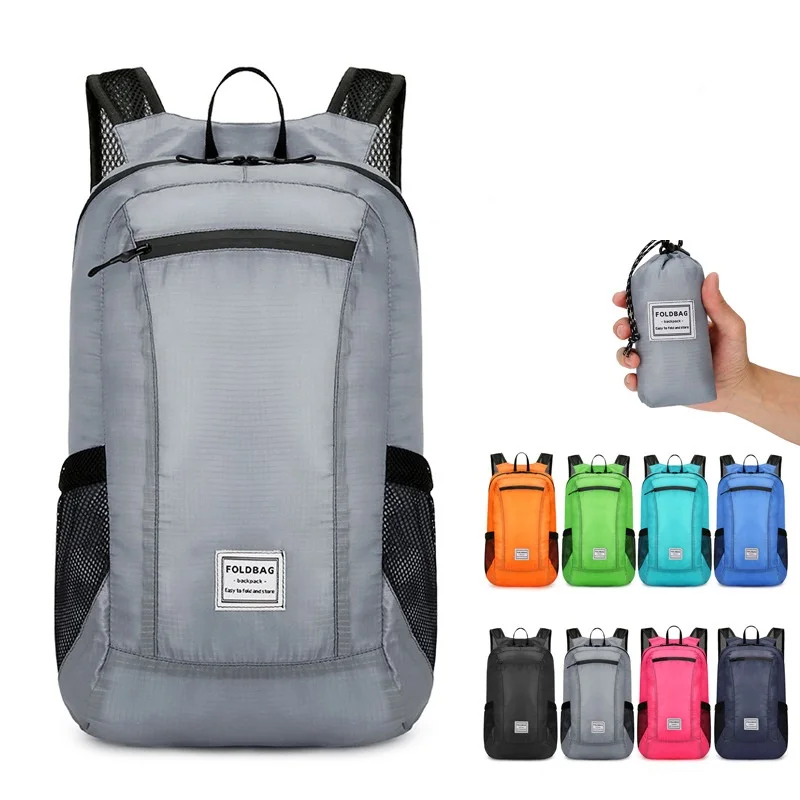 20L Ultra-light Outdoor Travel Bag Portable Folding Backpack Waterproof Skin Storage Bag Mountaineering Leisure Sports Backpack
20L Ultra-light Outdoor Travel Bag Portable Folding Backpack Waterproof Skin Storage Bag Mountaineering Leisure Sports Backpack
