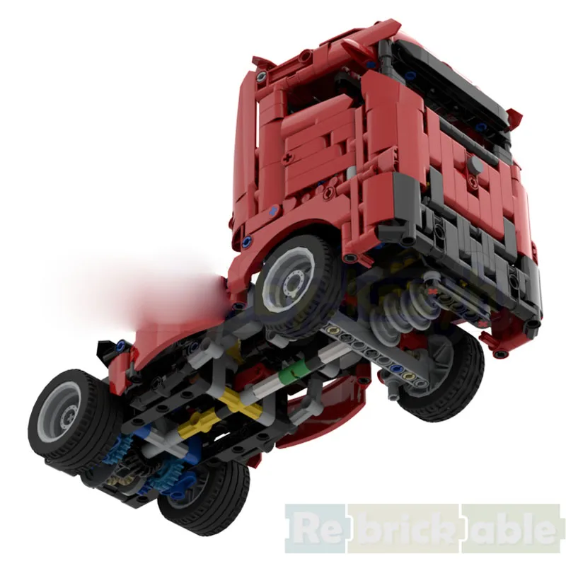 MOC-260181 Red New Model Cargo Semi-Trailer Dump Truck Building Blocks 767 Parts Creative Boys Children's Birthday Toy Gift
MOC-260181 Red New Model Cargo Semi-Trailer Dump Truck Building Blocks 767 Parts Creative Boys Children's Birthday Toy Gift