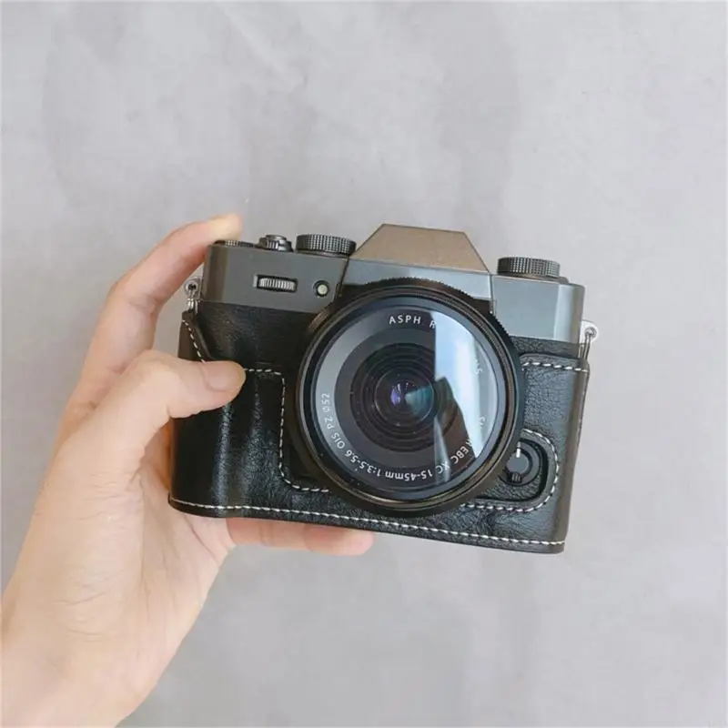 462B PU Leather Half Camera Case Bag for XT30 XT20 XT10 Protects Against Scratches and Stain
462B PU Leather Half Camera Case Bag for XT30 XT20 XT10 Protects Against Scratches and Stain