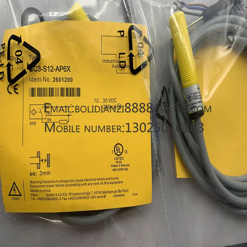 Горячая продажа, гарантия качества BC3-S12-AP6X BC3-S12-AN6X Датчик приближения
Горячая продажа, гарантия качества BC3-S12-AP6X BC3-S12-AN6X Датчик приближения