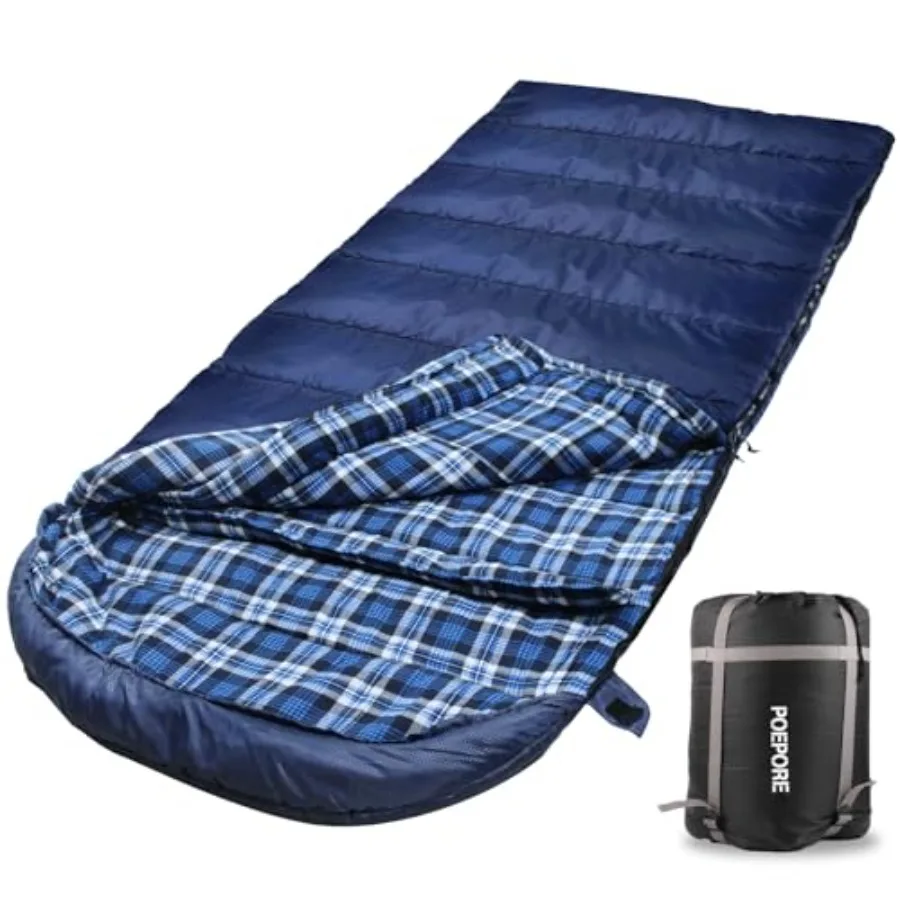 Flannel Sleeping Bag Cotton 0 Degree Cold Weather for Adults XXL Sleeping Bag 4 Season Big and Tall with Compression Sack
Flannel Sleeping Bag Cotton 0 Degree Cold Weather for Adults XXL Sleeping Bag 4 Season Big and Tall with Compression Sack