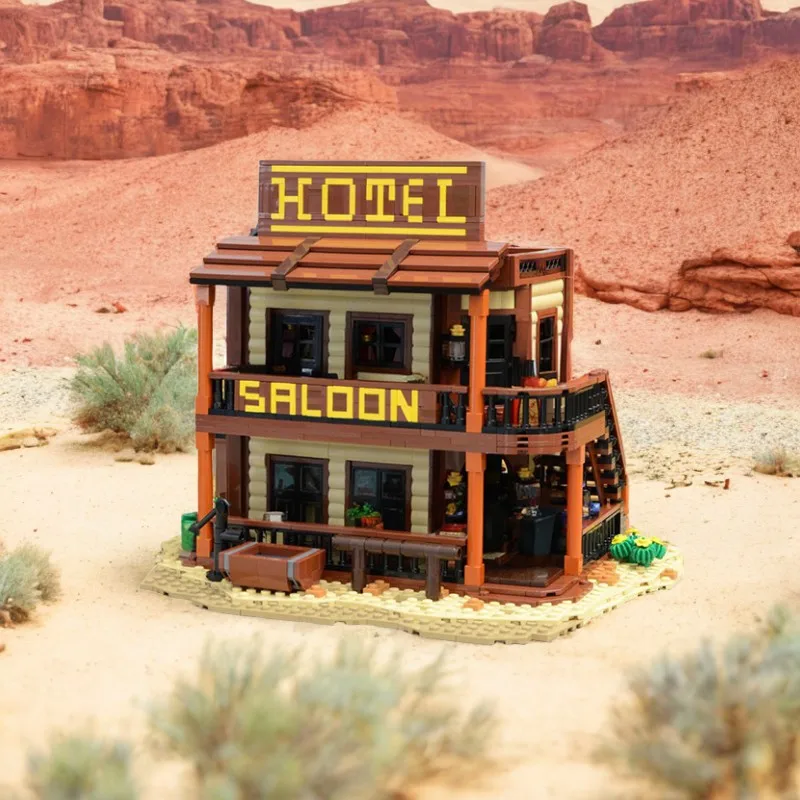 1991PCS Old West Saloon & Hotel Creative Building Blocks Toy Enhance Kids Ability Creativity MOC Construction Birthday Gift
1991PCS Old West Saloon & Hotel Creative Building Blocks Toy Enhance Kids Ability Creativity MOC Construction Birthday Gift
