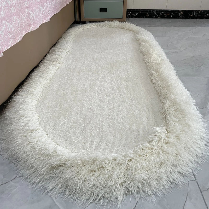 Thickened Encrypted Oval Bedside Carpet Modern Simplicity Warm Bedroom Room Decoration Curtain Woolen Blanket Polyester Fiber
Thickened Encrypted Oval Bedside Carpet Modern Simplicity Warm Bedroom Room Decoration Curtain Woolen Blanket Polyester Fiber