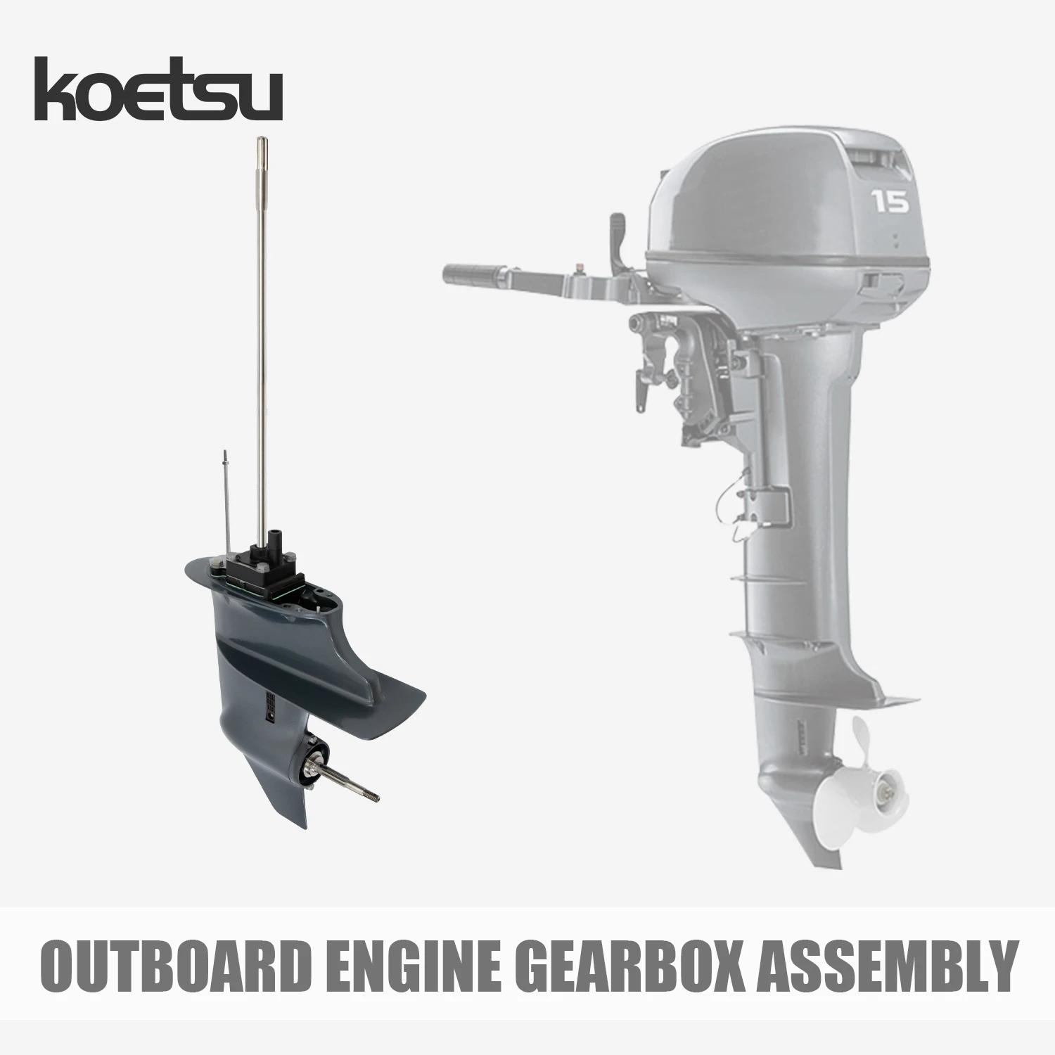 Koetsu Outboard Engine Gearbox Assembly,Suitable For Yamaha 2-stroke 15 HP Underwater Housing Components 63V-45300-13-4D Long
Koetsu Outboard Engine Gearbox Assembly,Suitable For Yamaha 2-stroke 15 HP Underwater Housing Components 63V-45300-13-4D Long