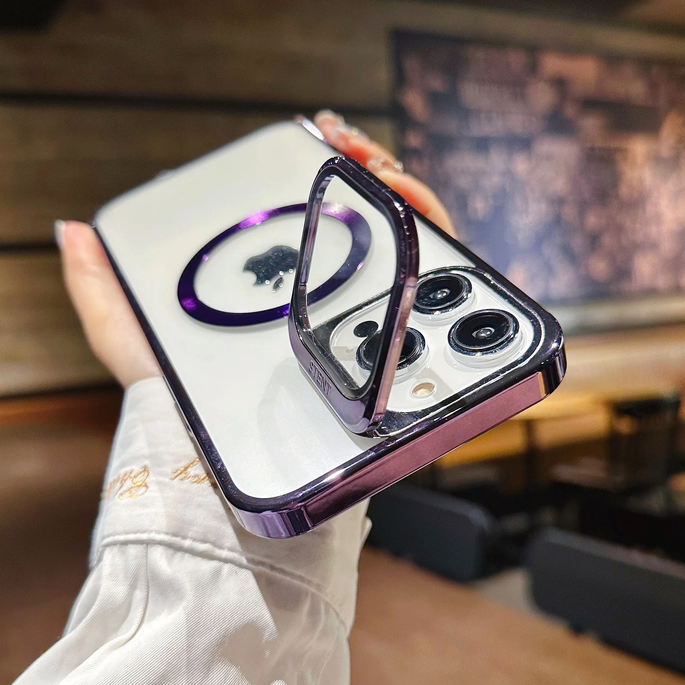 Magnetic Metal Holder Stand Phone Case For Iphone 12 13 14 Pro Max Electroplated Frame Support Kickstand Stand Cover Lens Film
Magnetic Metal Holder Stand Phone Case For Iphone 12 13 14 Pro Max Electroplated Frame Support Kickstand Stand Cover Lens Film