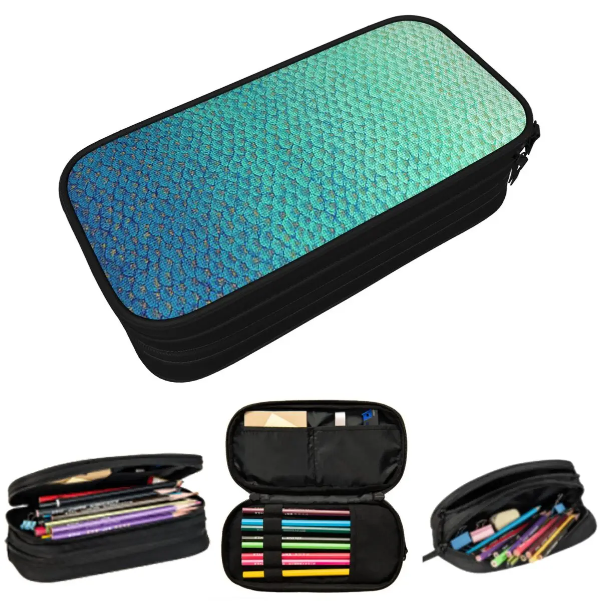 Mermaid Fish Scale Pencil Case for Students School Pen Box Pencil Bag Stationery Supplies Pen Holder Bag
Mermaid Fish Scale Pencil Case for Students School Pen Box Pencil Bag Stationery Supplies Pen Holder Bag
