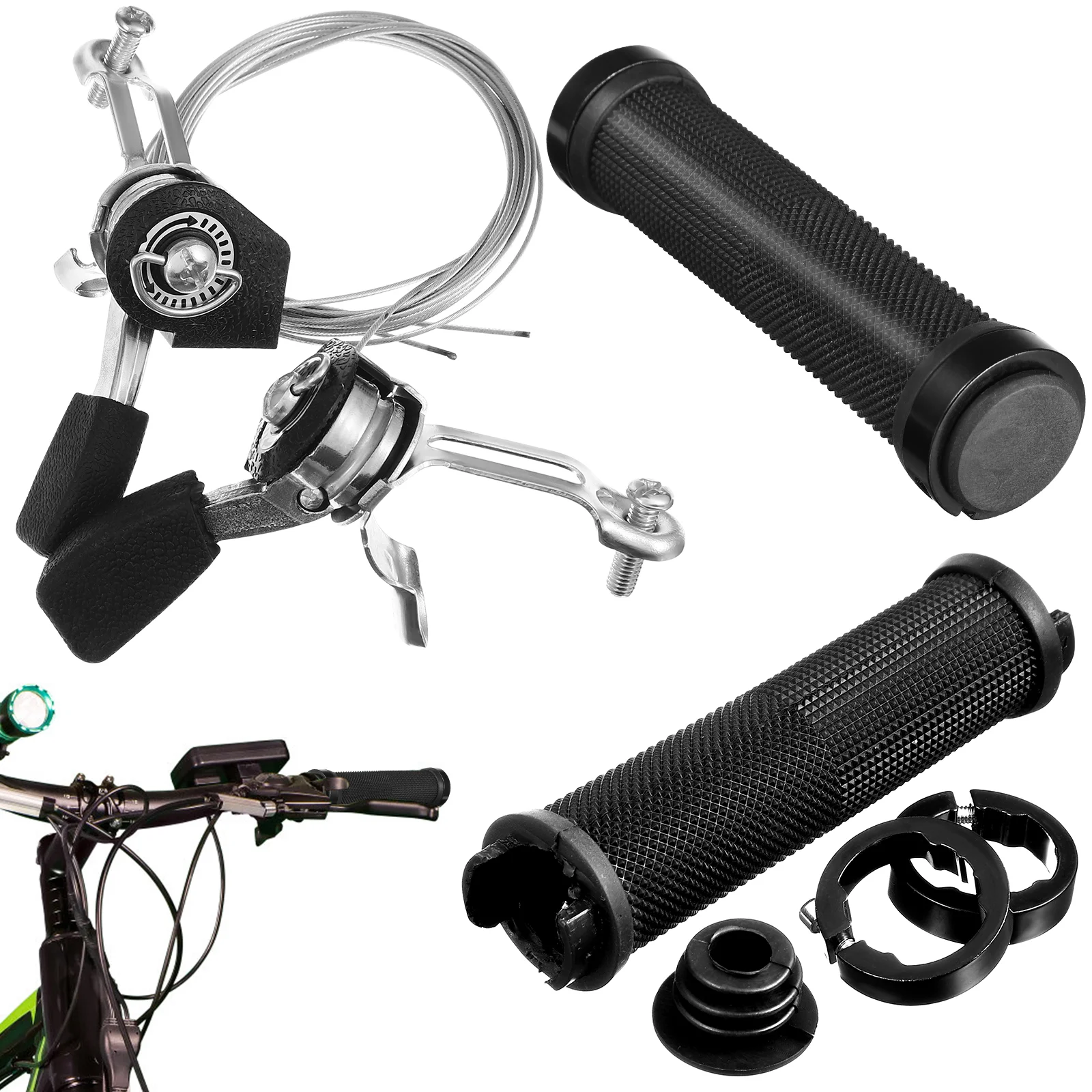 Transmission Bike Part Handlebars Bicycles Brake Lever Speed Twist Shifters Replace Parts Aluminum Gear Grip Controller
Transmission Bike Part Handlebars Bicycles Brake Lever Speed Twist Shifters Replace Parts Aluminum Gear Grip Controller