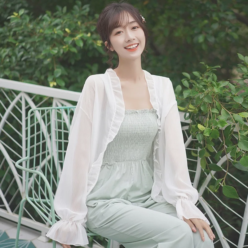 Flare Sleeve White Blouses Women All-match Casual Trendy Breathable Summer Elegant Gentle Simple Basic Cozy Popular Sun-proof
Flare Sleeve White Blouses Women All-match Casual Trendy Breathable Summer Elegant Gentle Simple Basic Cozy Popular Sun-proof
