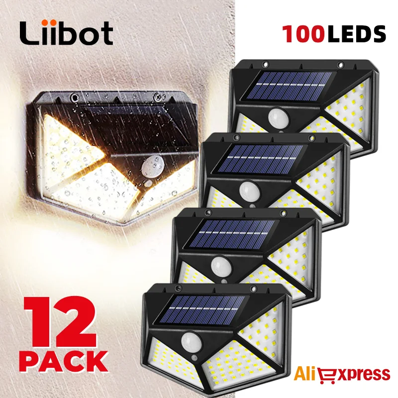 Powerful Solar Lights Outdoor 100 LED Solar Motion Sensor Lights 3 Lighting Modes 270 Angle Waterproof Function Home Security
Powerful Solar Lights Outdoor 100 LED Solar Motion Sensor Lights 3 Lighting Modes 270 Angle Waterproof Function Home Security