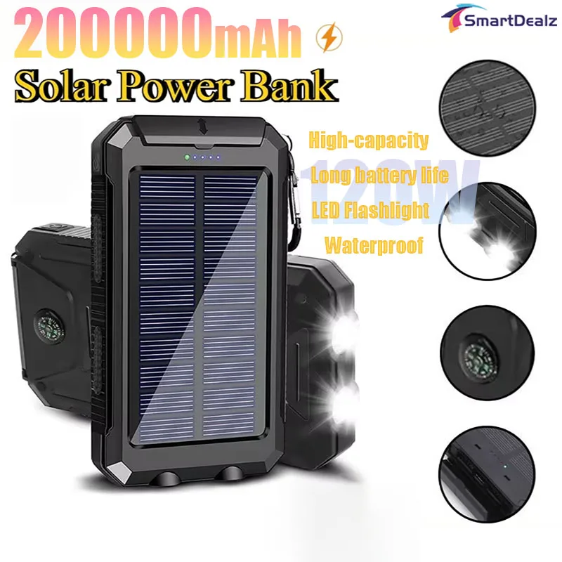 200000mAh Power Bank 120W Fast Charging PowerBank Portable Large Capacity External Battery With LED Flashlight For iPhone Xiaomi
200000mAh Power Bank 120W Fast Charging PowerBank Portable Large Capacity External Battery With LED Flashlight For iPhone Xiaomi