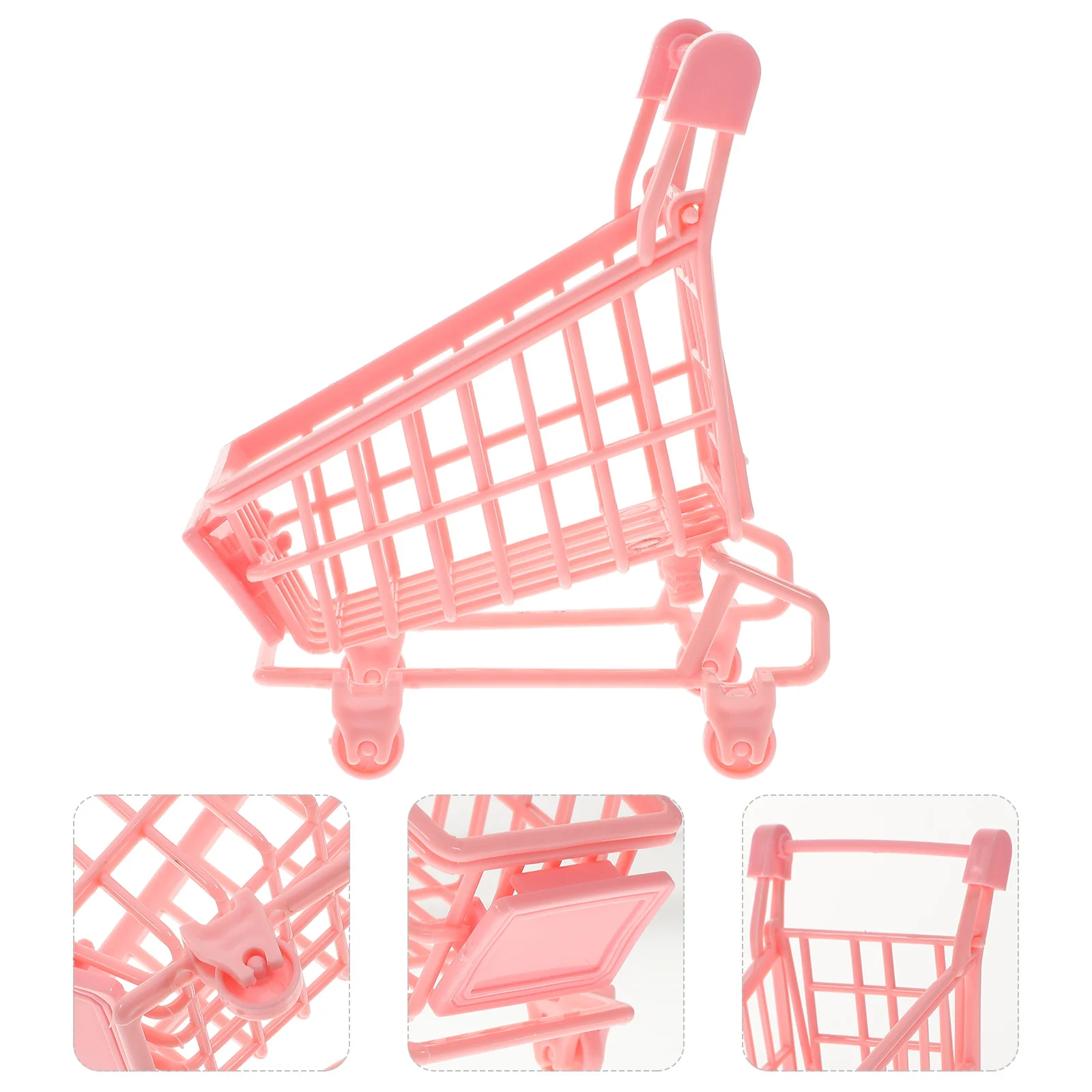 2 Pcs Mini Shopping Cart Toy Simulation Trolley PVC Material Pretend Play Food Set Kids Playing Dolls Storage Rack Develops Fine
2 Pcs Mini Shopping Cart Toy Simulation Trolley PVC Material Pretend Play Food Set Kids Playing Dolls Storage Rack Develops Fine
