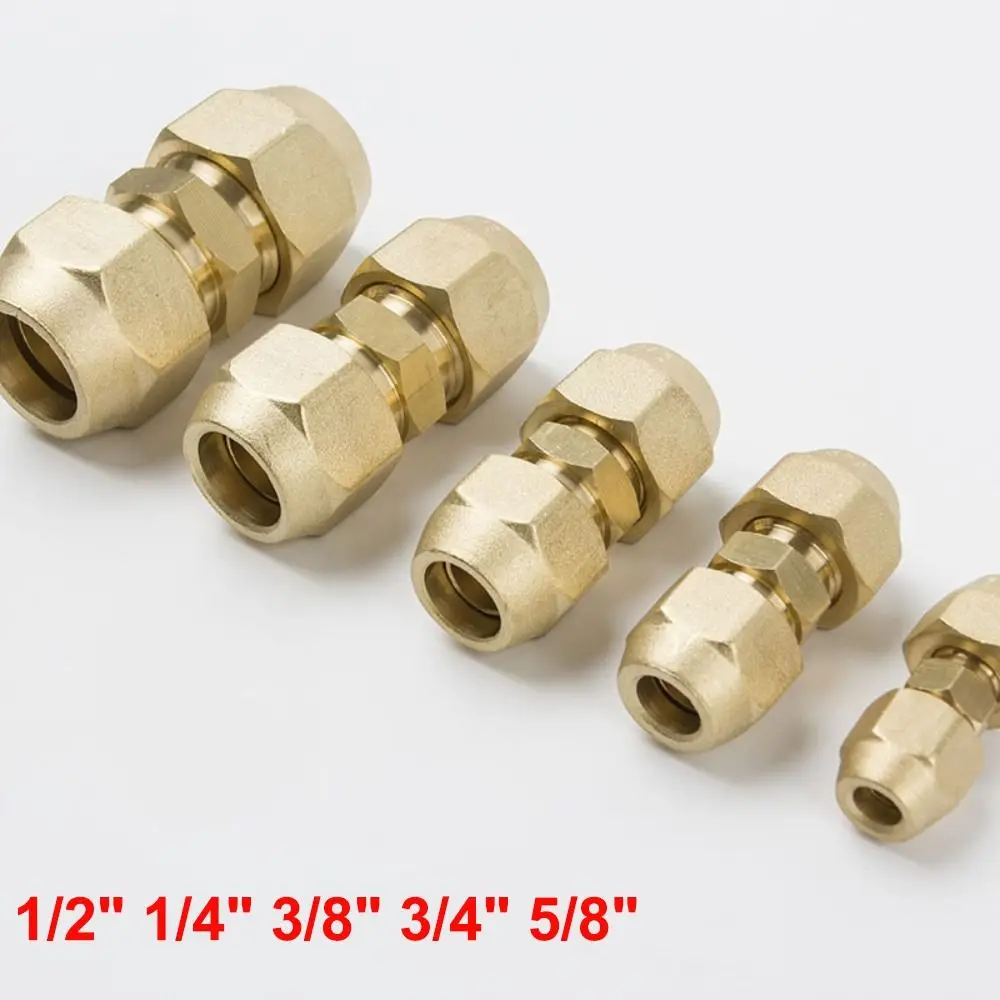 Straight Pipe Extension Joint 1/2" 1/4" 3/8" 3/4" 5/8" With Flare Nuts Pipe Coupling Adapters Pipe Fitting Adapeter
Straight Pipe Extension Joint 1/2" 1/4" 3/8" 3/4" 5/8" With Flare Nuts Pipe Coupling Adapters Pipe Fitting Adapeter