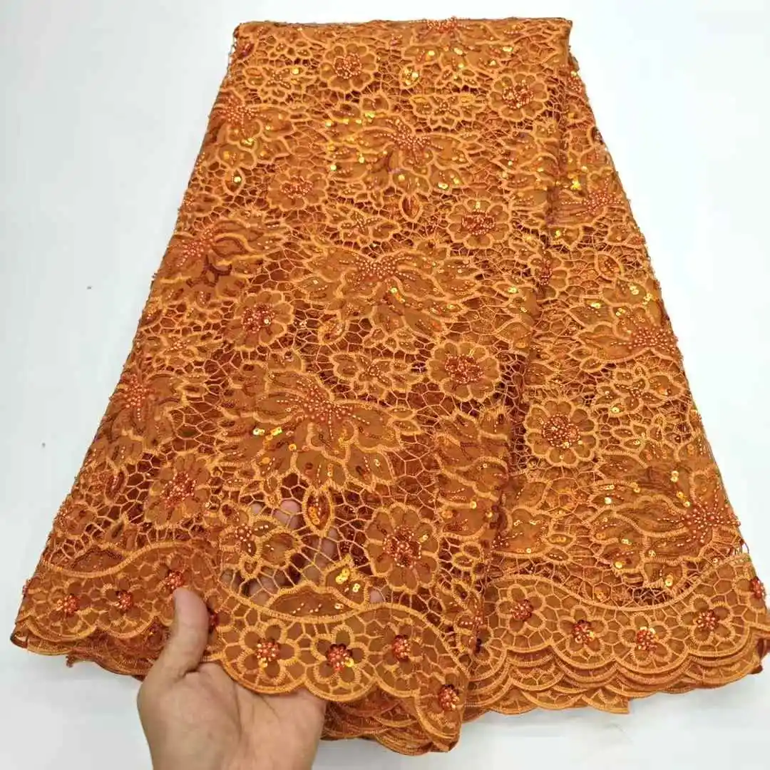 Luxury Handmade Sequins High Quality Bridal African Sequins Bride Tulle French Beaded Lace Fabrics For Wedding Dresses
Luxury Handmade Sequins High Quality Bridal African Sequins Bride Tulle French Beaded Lace Fabrics For Wedding Dresses