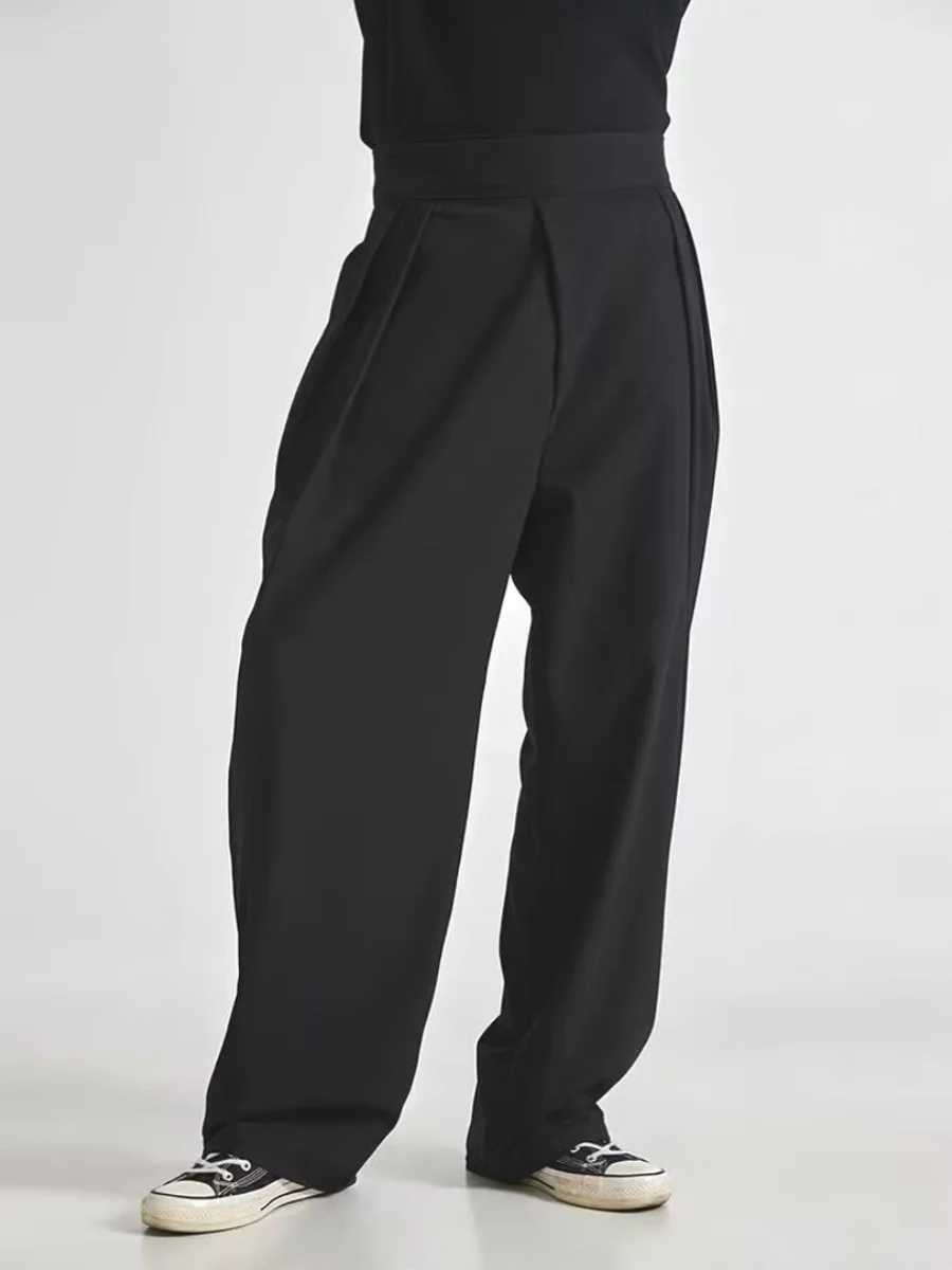 Мужские брюки с высокой талией на липучке, свободные, прямые, в пол, широкие, модные, повседневные, Sensation Vows
Мужские брюки с высокой талией на липучке, свободные, прямые, в пол, широкие, модные, повседневные, Sensation Vows