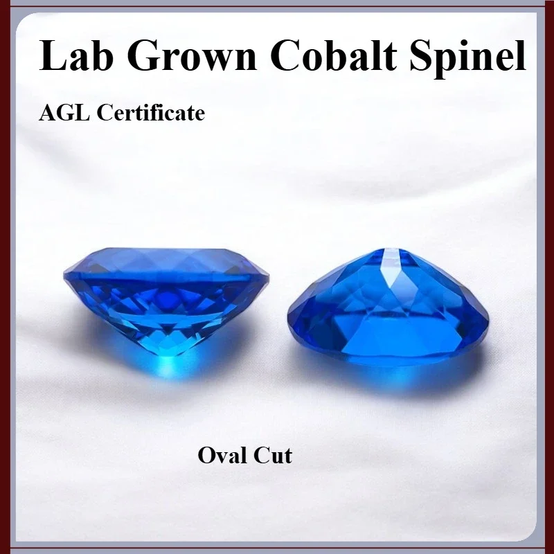 TOPLab Grown Cobalt Spinel Oval Cut Loose Gemstone For DIY Jewelry Main Materials Selectable Certificate
TOPLab Grown Cobalt Spinel Oval Cut Loose Gemstone For DIY Jewelry Main Materials Selectable Certificate